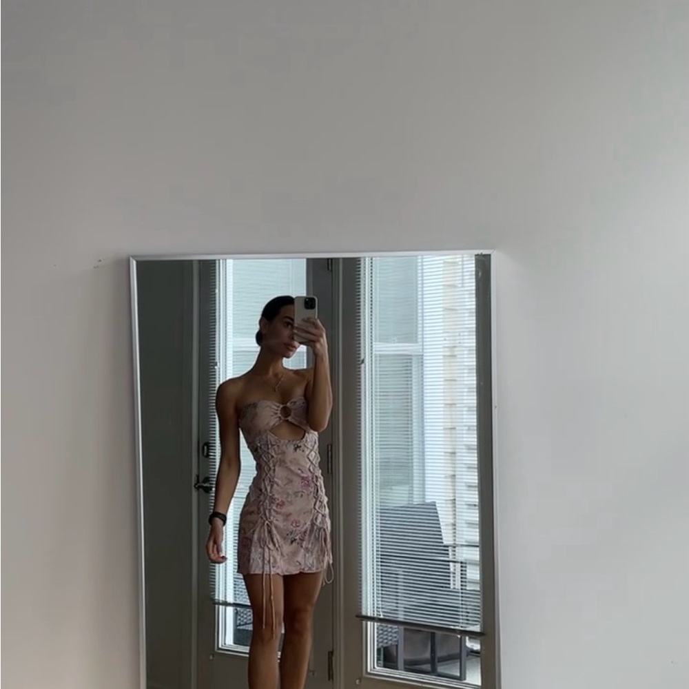 Blanc | Floral Pink Dress